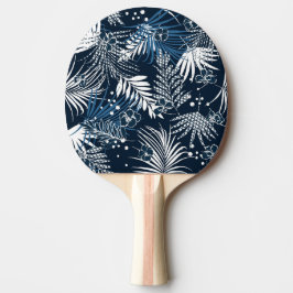 Blommigt Ping Pong Paddle Pingisracket
