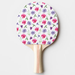 Blommigt Pingisracket