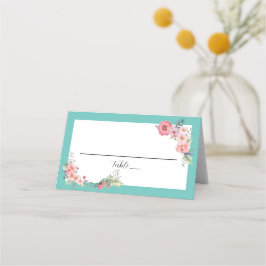 Blommigt Placeringskort