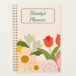 Blommigt Planner - Personlig