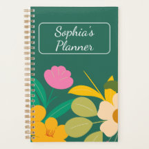 Blommigt Planner - Personlig