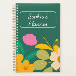 Blommigt Planner - Personlig