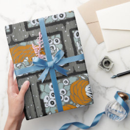 Blommigt pochoir mönster oriental stil Samarkande Presentpapper