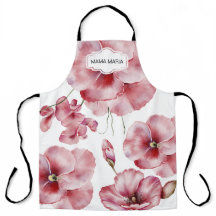 BLOMMIGT POPPY UNISEX - allt-över-utskrift Apron
