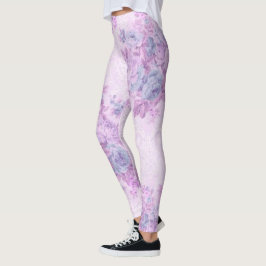 Blommigt populärt leggings