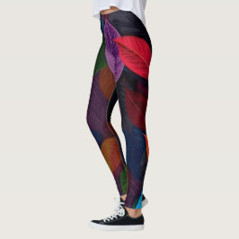 Blommigt populärt leggings