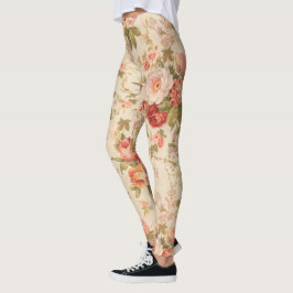 Blommigt populärt leggings