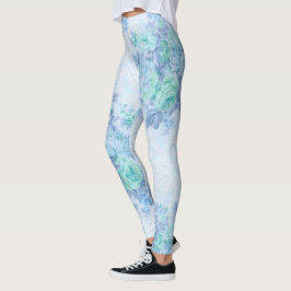 Blommigt populärt leggings