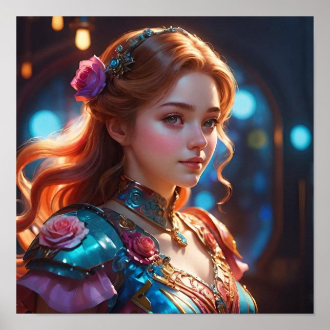 Blommigt Poster (Framsidan)