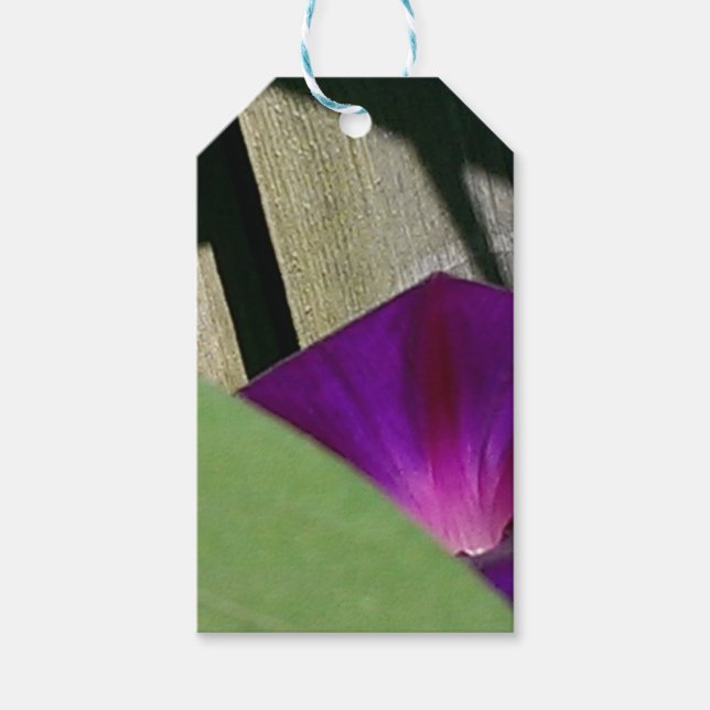 Blommigt Presentetikett (Framsidan)