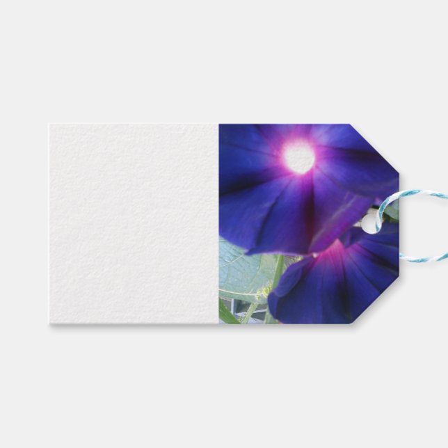 Blommigt Presentetikett (Framsidan (Horisontell))