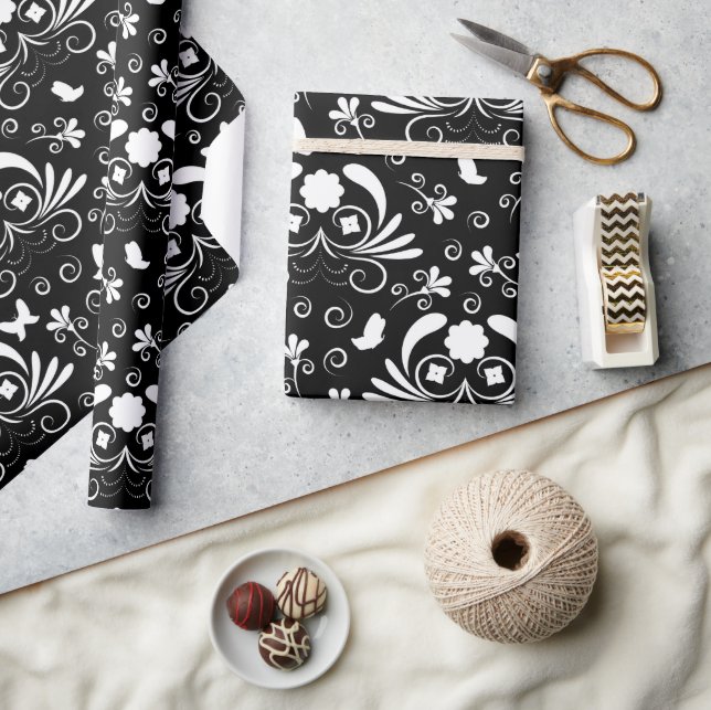 Blommigt Presentpapper (Hantverk)