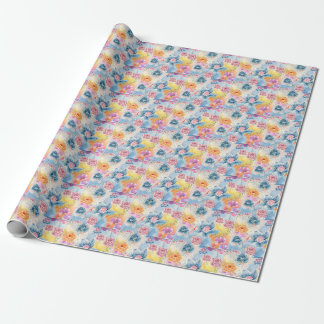 Blommigt presentpapper