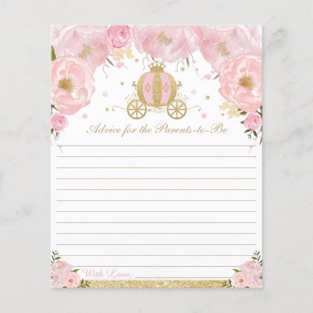  Blommigt Princess Baby Advice for Parents (Framsida)