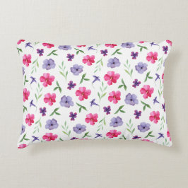 Blommigt Prydnadskudde