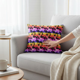 Blommigt Prydnadskudde