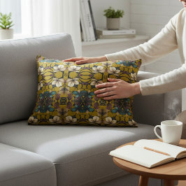 Blommigt Prydnadskudde