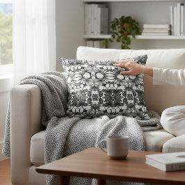 Blommigt Prydnadskudde