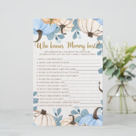 Blommigt-pumpa - Vem vet mammans bästa duschspel