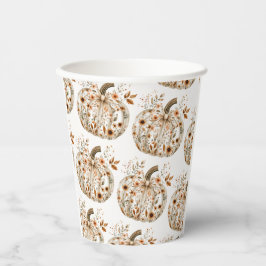 Blommigt Pumpkin Baby Shower