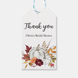 Blommigt Pumpkin Fall Möhippa Favoriter Presentetikett