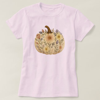 Blommigt Pumpkin T-Shirt