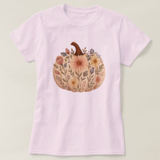 Blommigt Pumpkin T-Shirt