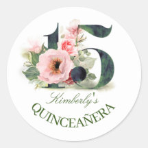 Blommigt Quinceanera