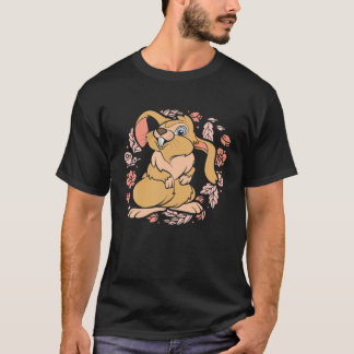 Blommigt Rabbit Owner Pet Animal Lover Cute Bunny T Shirt
