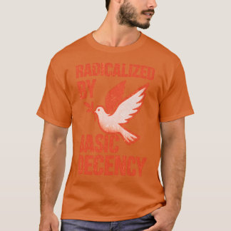 Blommigt radikerad med den vanliga feministiska ak t shirt