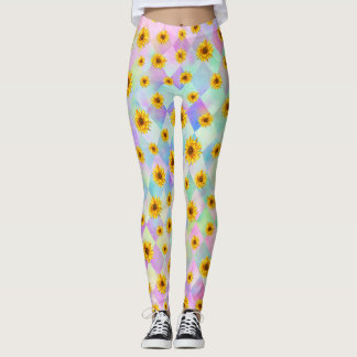Blommigt Rainbow Leggings