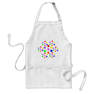 Blommigt Rainbow Spots Apron Förkläde