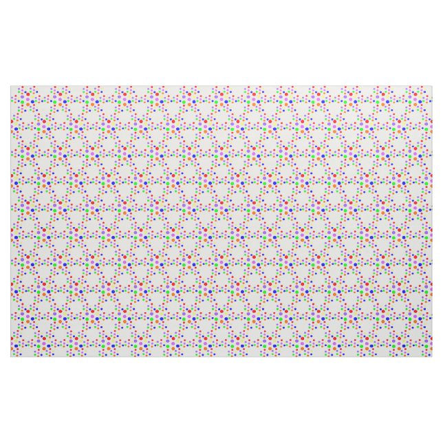 Blommigt Rainbow Spots mönster Fabric Tyg (Yard)