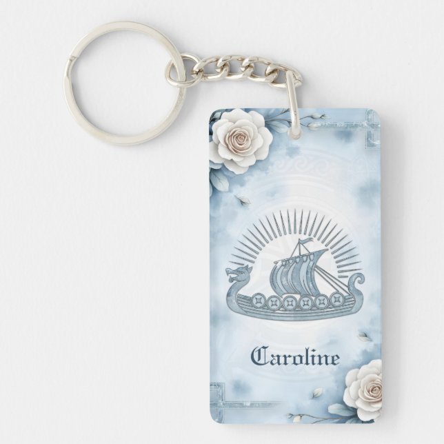 Blommigt Ram med Ro och keltisk design. (Framsidan)