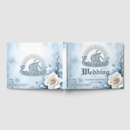 Blommigt Ram med Ro och keltisk design. Gästböcker