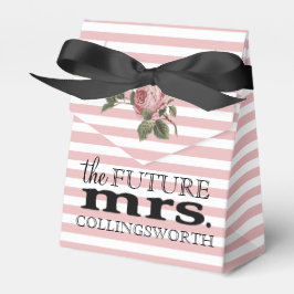 Blommigt Rand Möhippa Framtiden, fru kommissionär Presentaskar