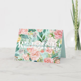 Blommigt REJOICE! Påsk-kort Kort