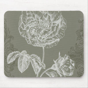 Blommigt Relief I Musmatta