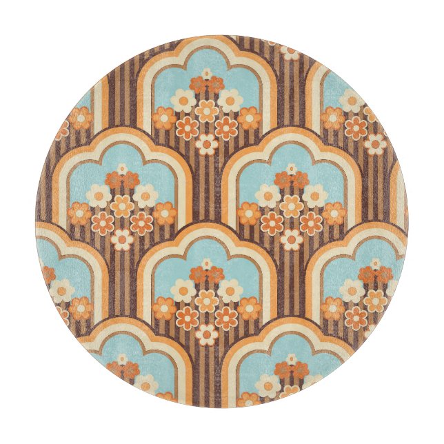 Blommigt Retro: 70:s Tapet Revival (Framsidan)