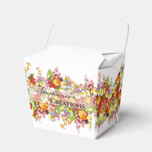 Blommigt Retro Vår blommor Primrose-Professionell Presentaskar
