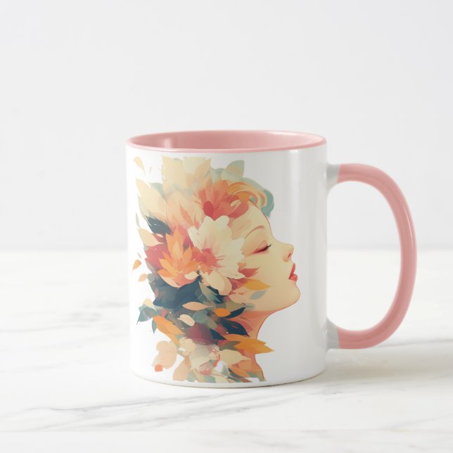 Blommigt Reverie Mugg (Höger)