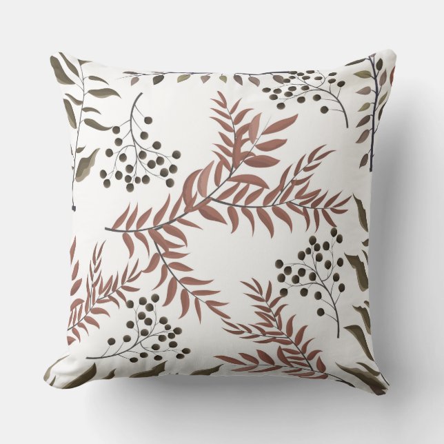 Blommigt Reversible Pillow Light Tan Marble Kudde (Framsida)