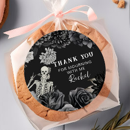 Blommigt RIP 20 30års födelsedag Runt Klistermärke