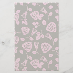 Blommigt Ro Brevpapper