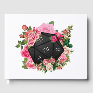 Blommigt Ro D20 Tabletop RPG-spelskillnad Gästböcker