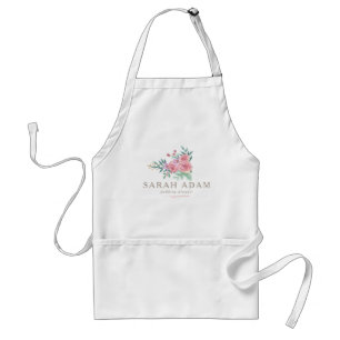 Blommigt Ro Garden Apron for Business & Work Förkläde