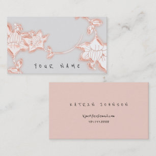 Blommigt Ro judiska Shop Hand Made Florist Visitkort