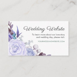 Blommigt Ro Lila Löv WAN Bröllop WAN WANDERING Web Tilläggskort