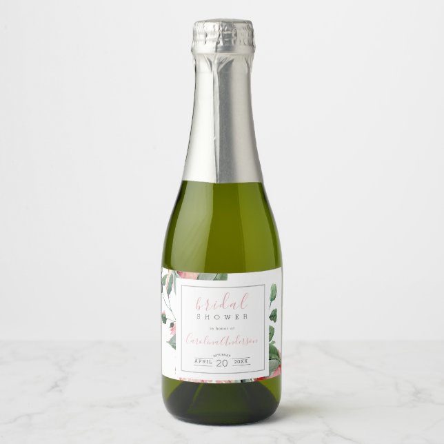 Blommigt Ro Möhippa Mini Sparkling Vin Bott (Framsida)