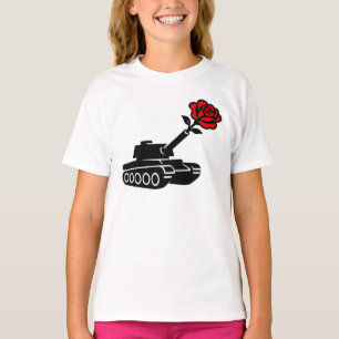 Blommigt Ro Tank mot Krig-pacifism T Shirt